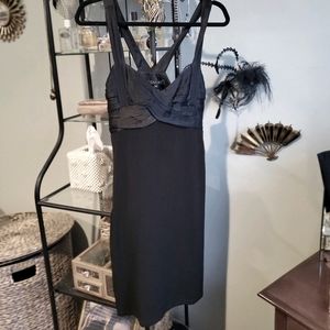 Laundry Dress with Black Satin Detailed Top